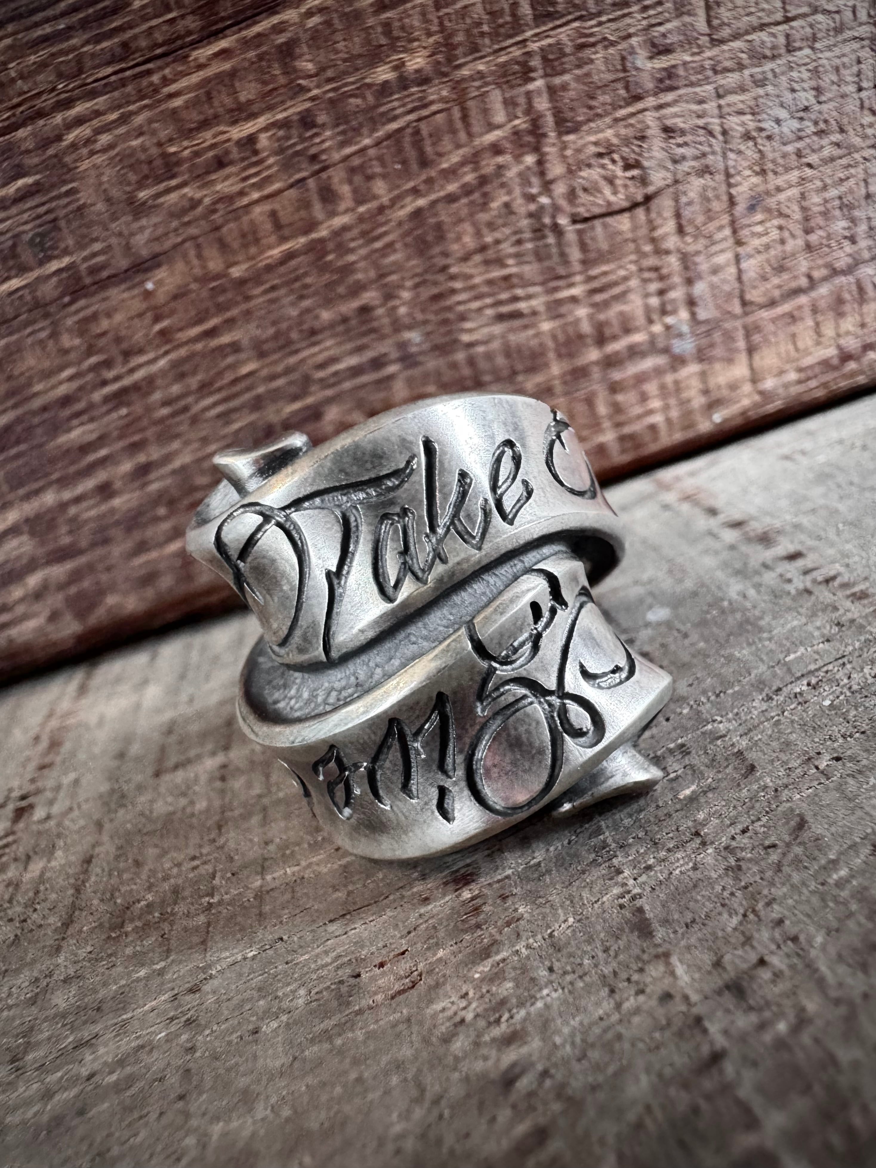 Rat Race】Message On Ribbon Ring / Give No Take No メッセージオン