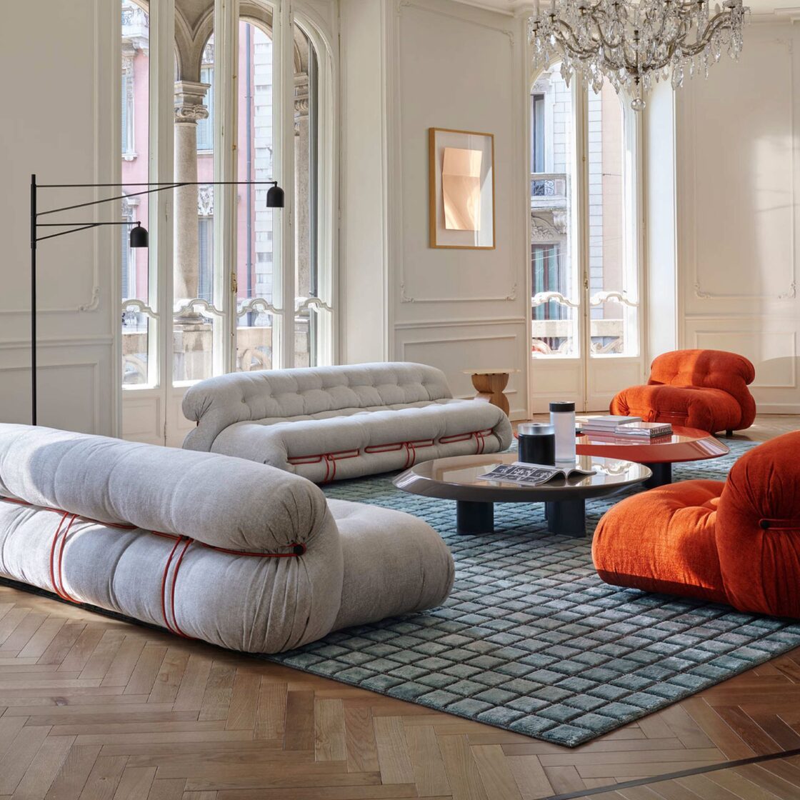 新品】Cassina カッシーナ 944ソリアナ SORIANA ソファ 3人掛け