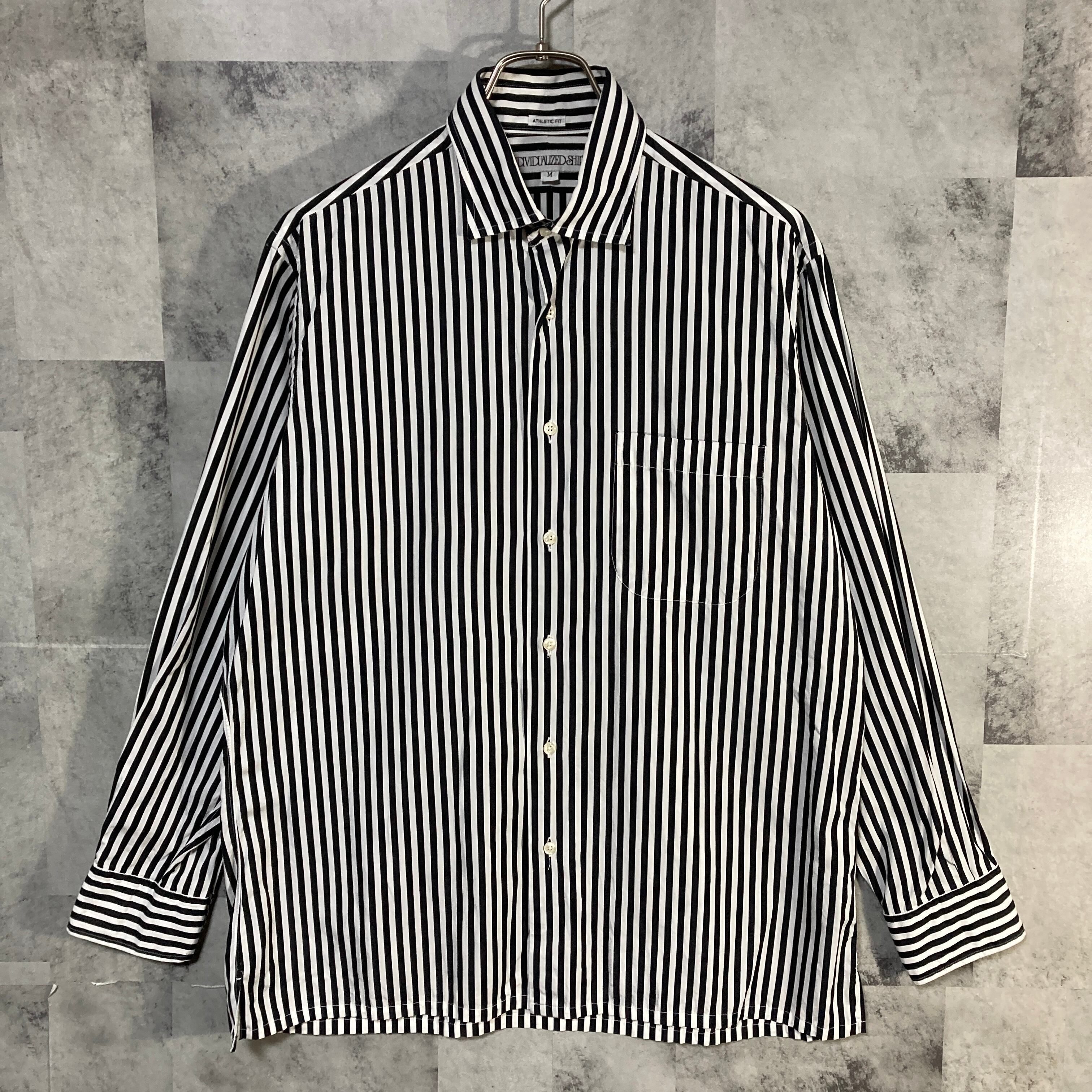 INDIVIDUALIZED SHIRTS アメリカ製 ストライプシャツ L INDIVIDUALIZED SHIRTS アメリカ製 ストライプシャツ L