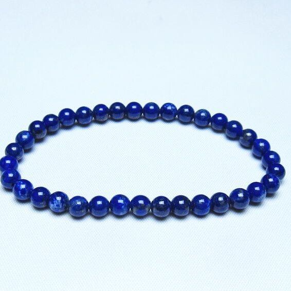 ラピスラズリ ブレスレット 5mm 一点物 メール便可 [M便 1/10] 111-48380