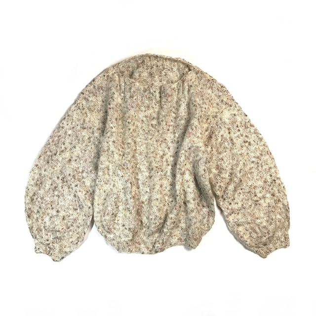 vintage mohair knit beige