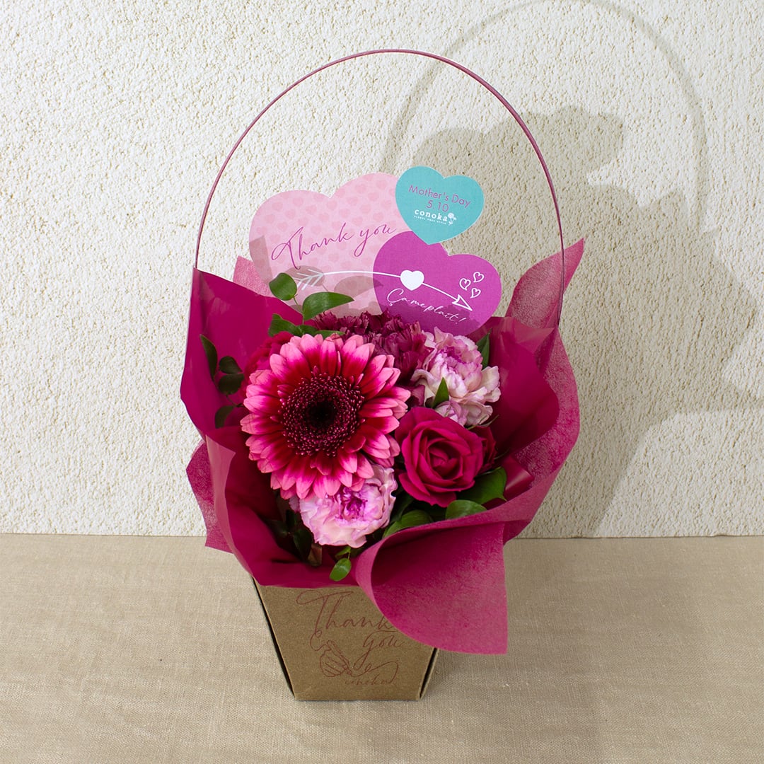 早割10%OFF【2026 Mother's Day AC-2 フラワーブーケRed-Adoration-】母の日|母の日ギフト|カーネーション|フラワーギフト