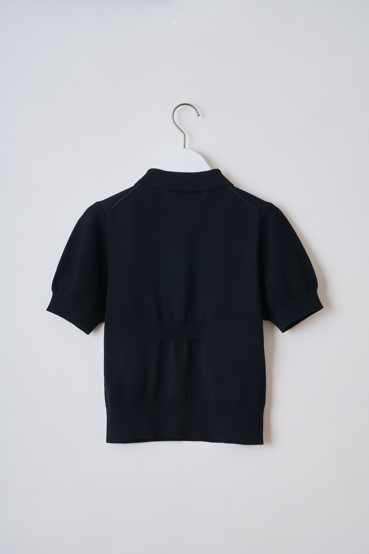 Knit polo shirt