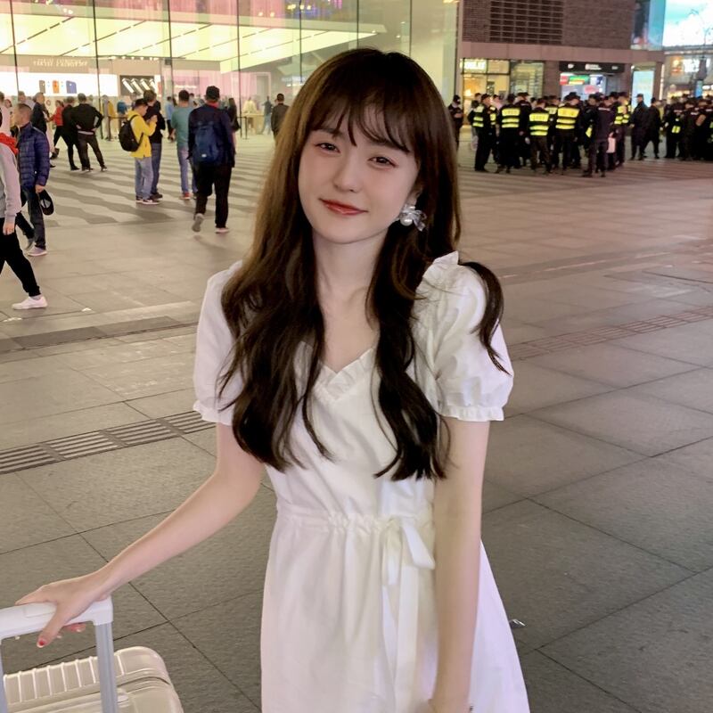 ホワイトスリーブドレス レディースサマーロングスカート 夏物 スーパーモール34595733699