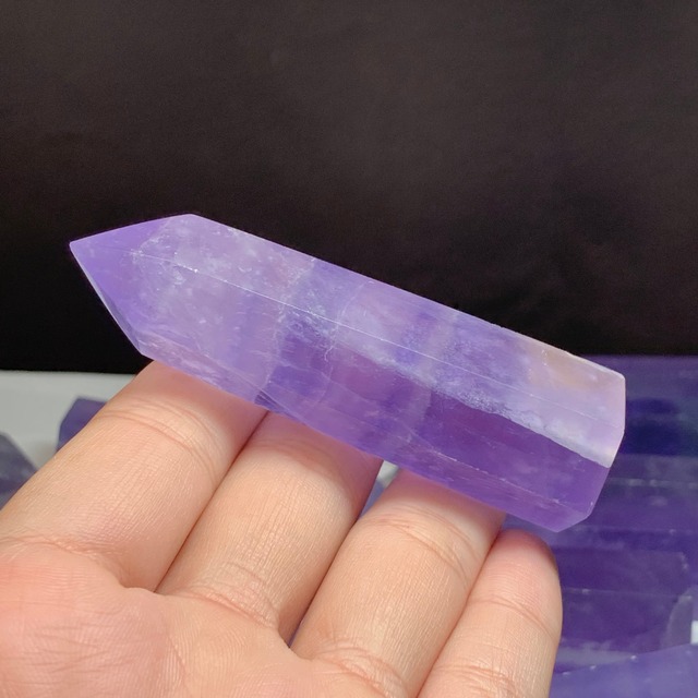 5.希少カラー・すみれ色フローライトポイント