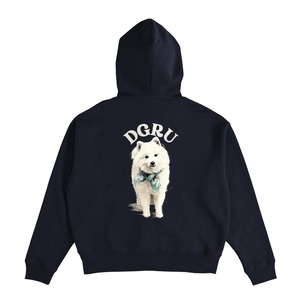 スピッツ　バックデザインジップパーカー