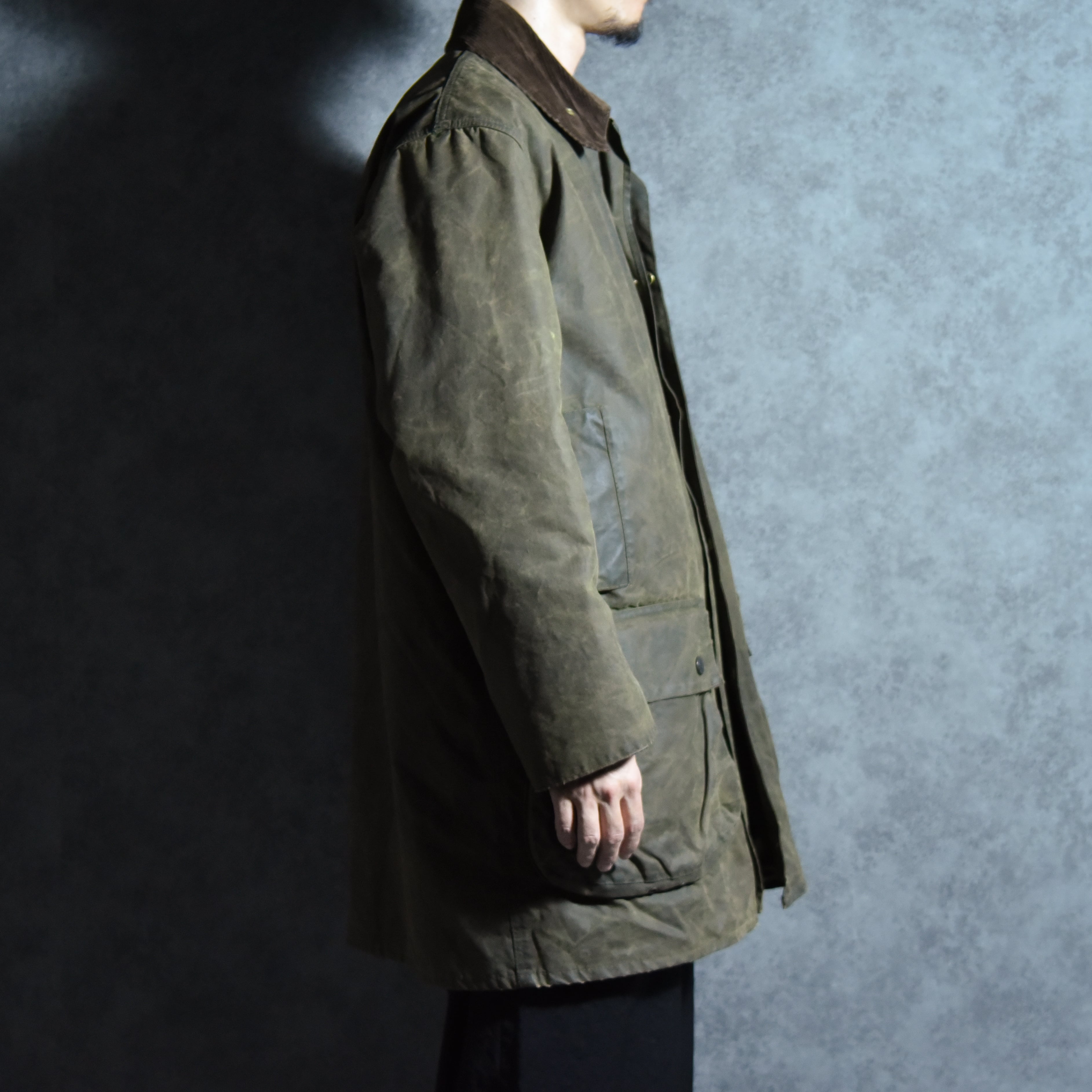 90s Barbour NORTHUMBRIA Size40 バブアー ノーザンブリア 3ワラント