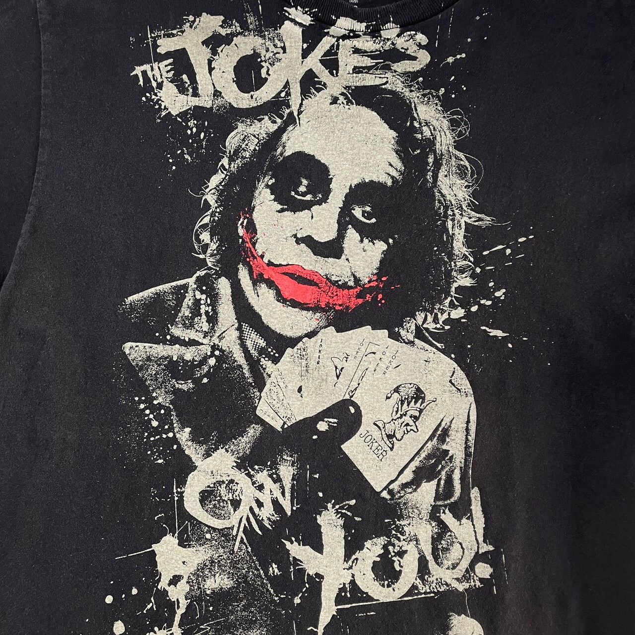 00年代 S09 THE DARK KNIGHT ダークナイト JOKER ジョーカー プリントT  