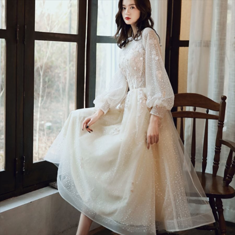 送料無料】 ロングドレス 透け感 フェミニン系 エレガント系 きれいめ