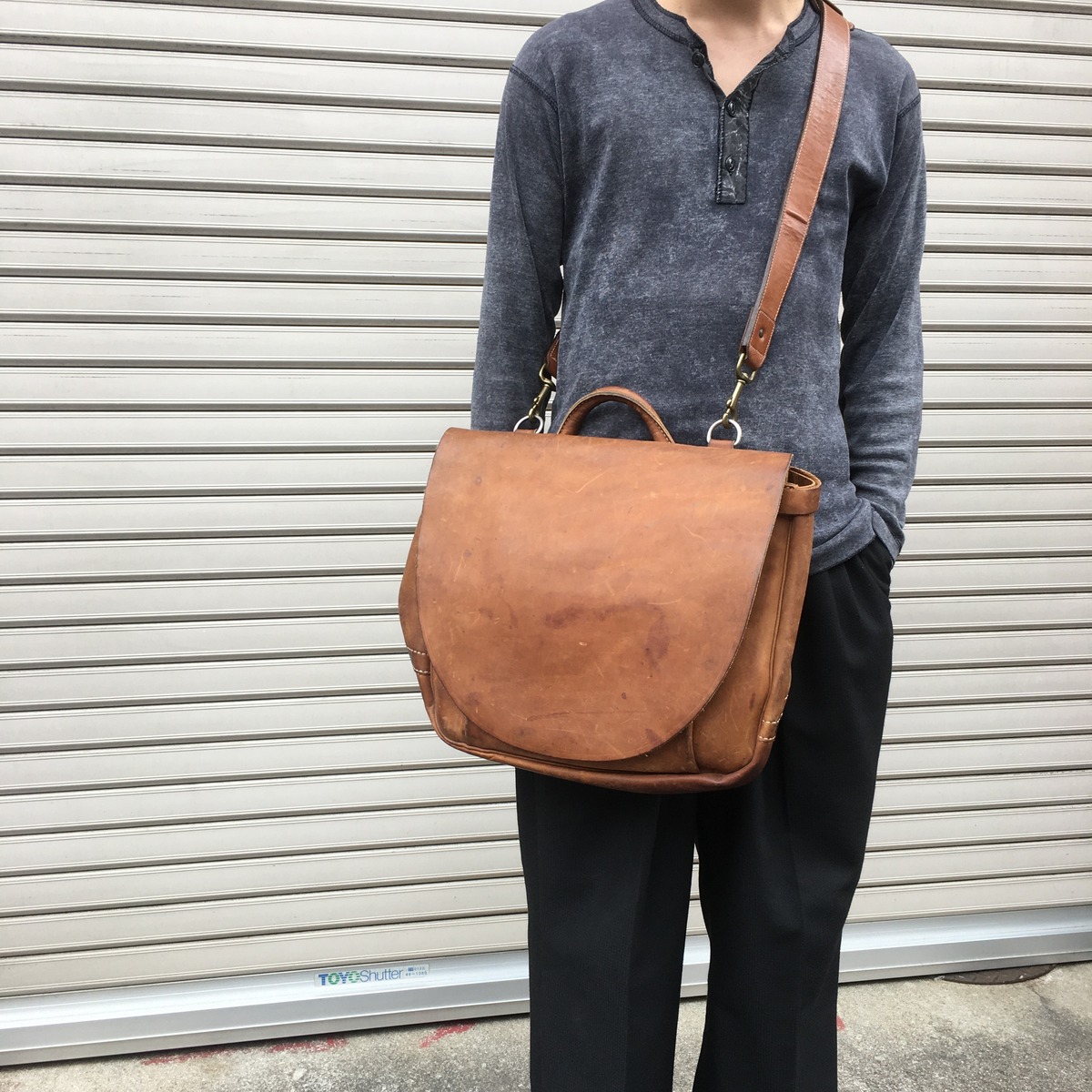 THE J. PETERMAN CO. LEATHER MAIL BAG | Haole