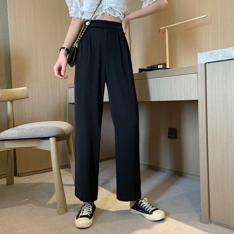 サマーハイウェストパンツ カジュアルレディース 夏物 1号婦人44700547858