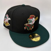 NEW ERA 59FIFTY/5950　シンシナティ・レッドストキングス　ブラックグリーン　海外入荷