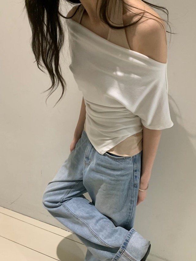 (予約) poster / More draping tee 4color