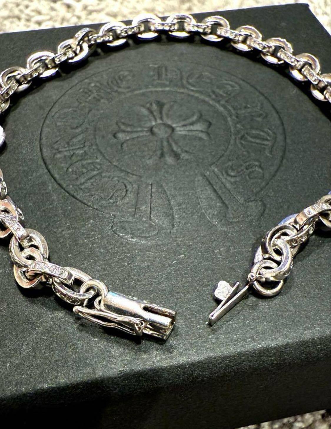 CHROME HEARTS クロムハーツ ペーパーチェーンブレスレット ホワイト
