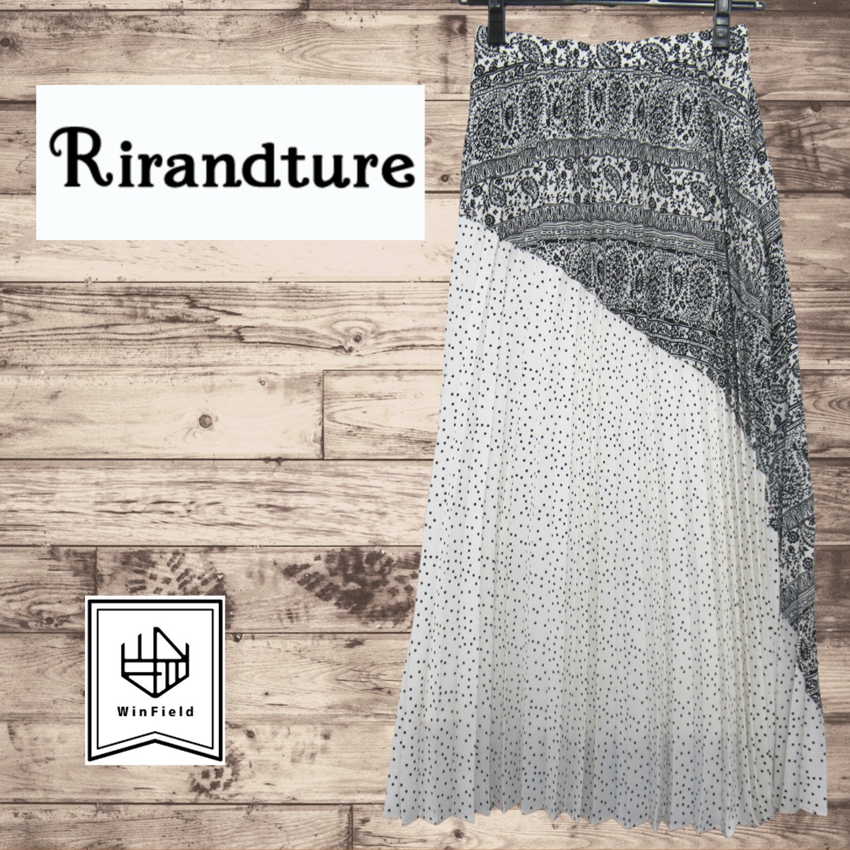 Rirandture ペイズリードット柄スカート | www.downtownissaquah.com