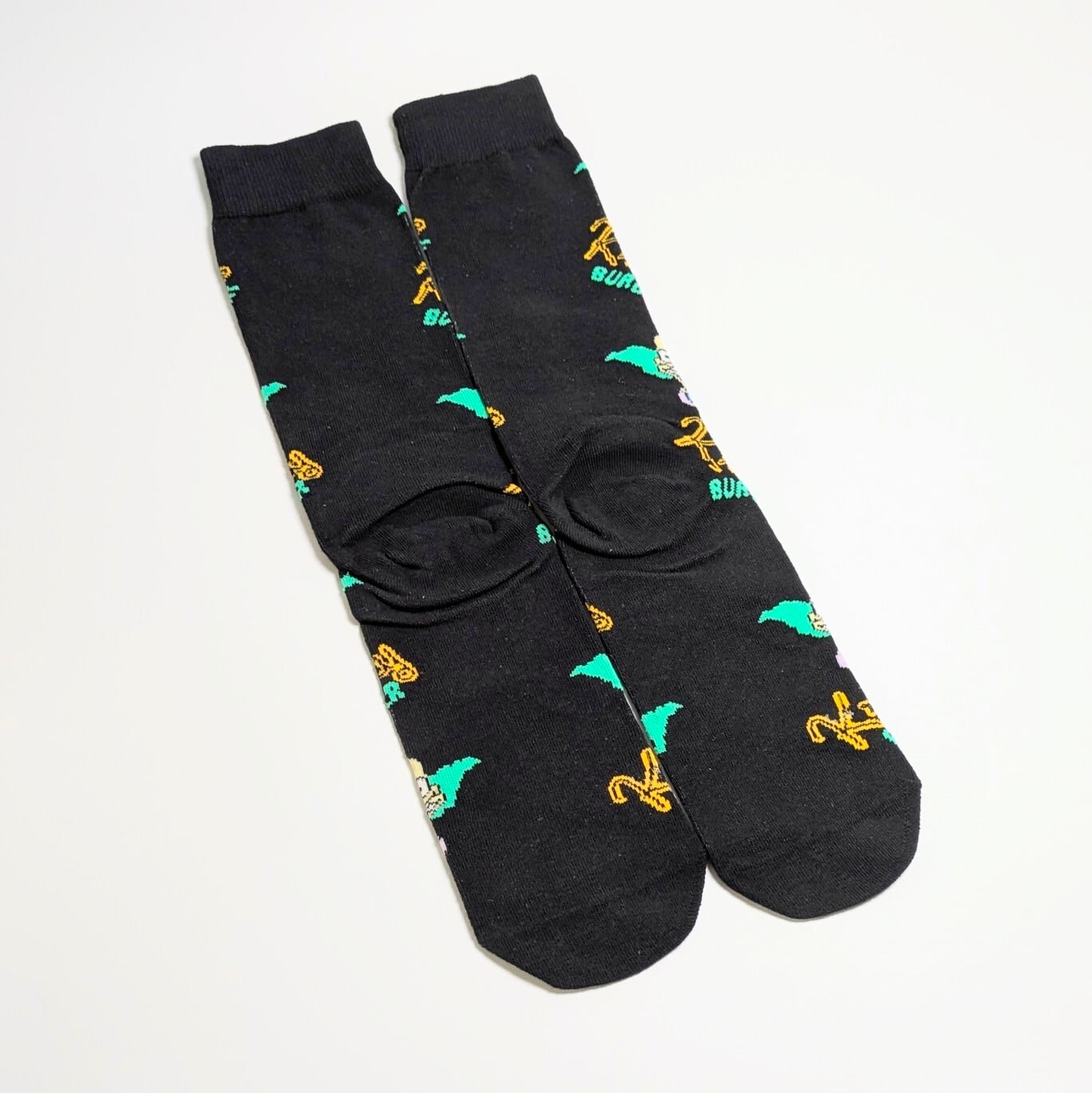 【 crew socks / クルーソックス 】『 The Simpsons / シンプソンズ / クラスティー・ザ・クラウン 』 靴下 / ソックス〚アメリカン雑貨 アメトイ〛