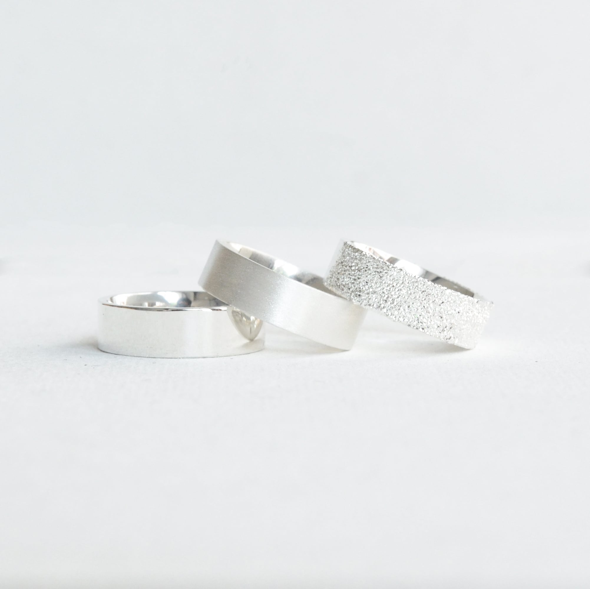 〈Silver925〉 simple ring / flat / 5mm