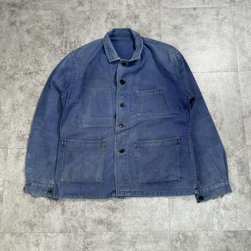 50-60s Le MINEUR サンフェード フレンチワークジャケット