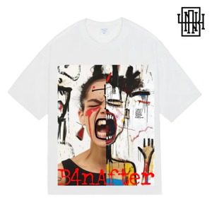 B4NAFTER「"Scream Couture by Jacob" Tee Black/White」