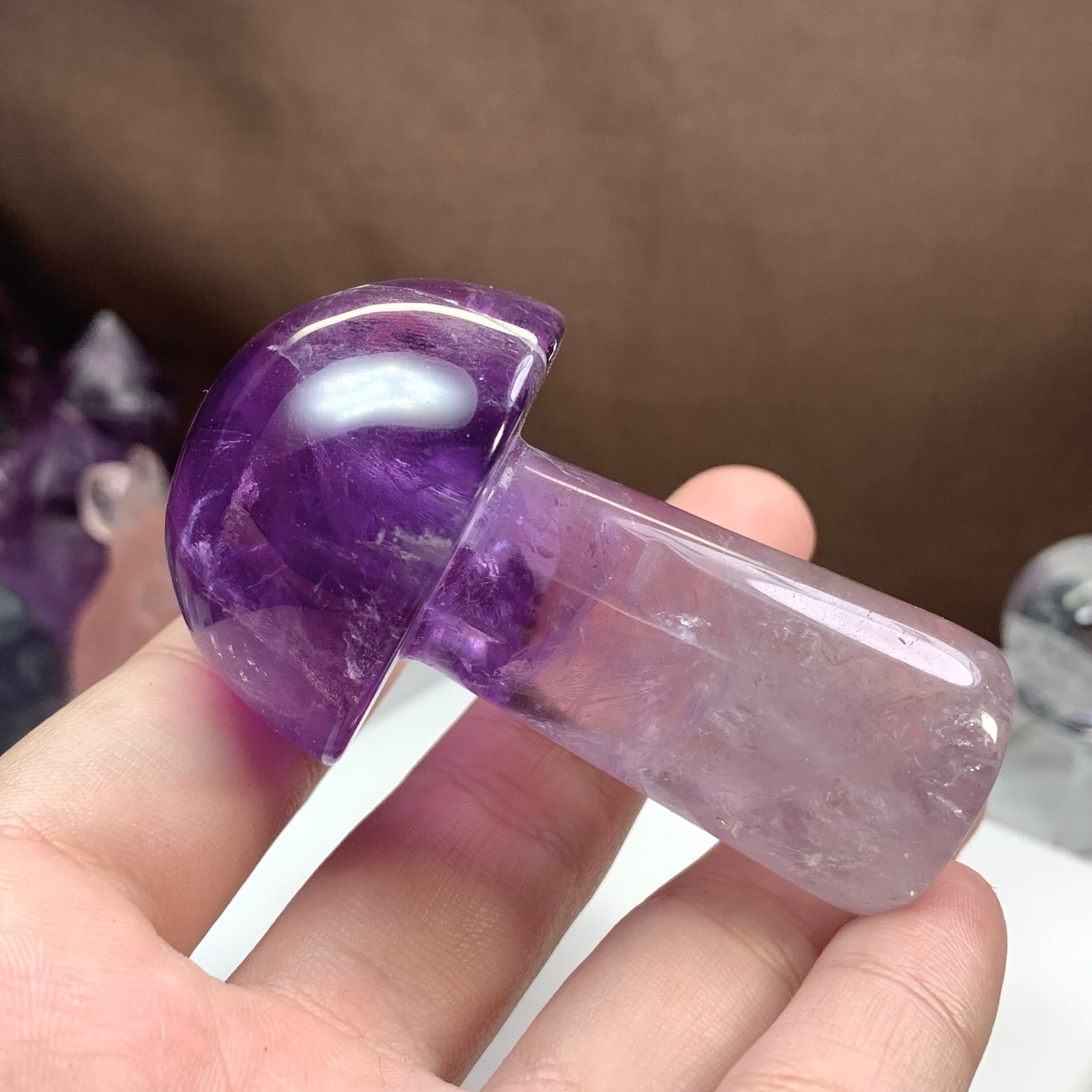 アメジストきのこ×フローライトうさぎ | Naturaltreasure アメジストきのこ×フローライトうさぎ | Naturaltreasure