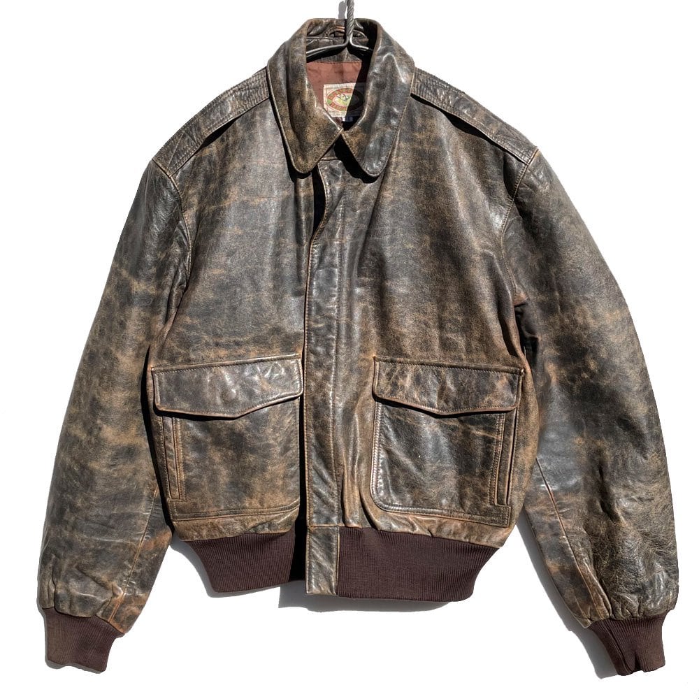 BANANA REPUBLIC] Vintage Type A-2 Leather Jacket [1980s-] Vintage