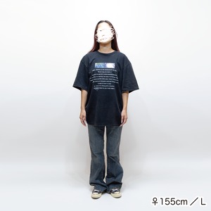 WANT hurricane TEE [フェードブラック]
