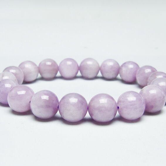 クンツァイト ブレスレット 11mm ミルキークンツァイト ブレス 一点物 メール便可 [M便 1/10] 111-46452