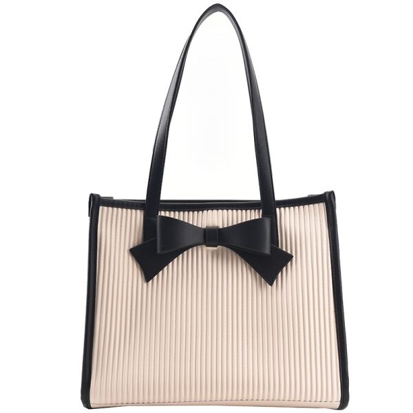 Ribbon tote Bag 3color 21141 Leithy