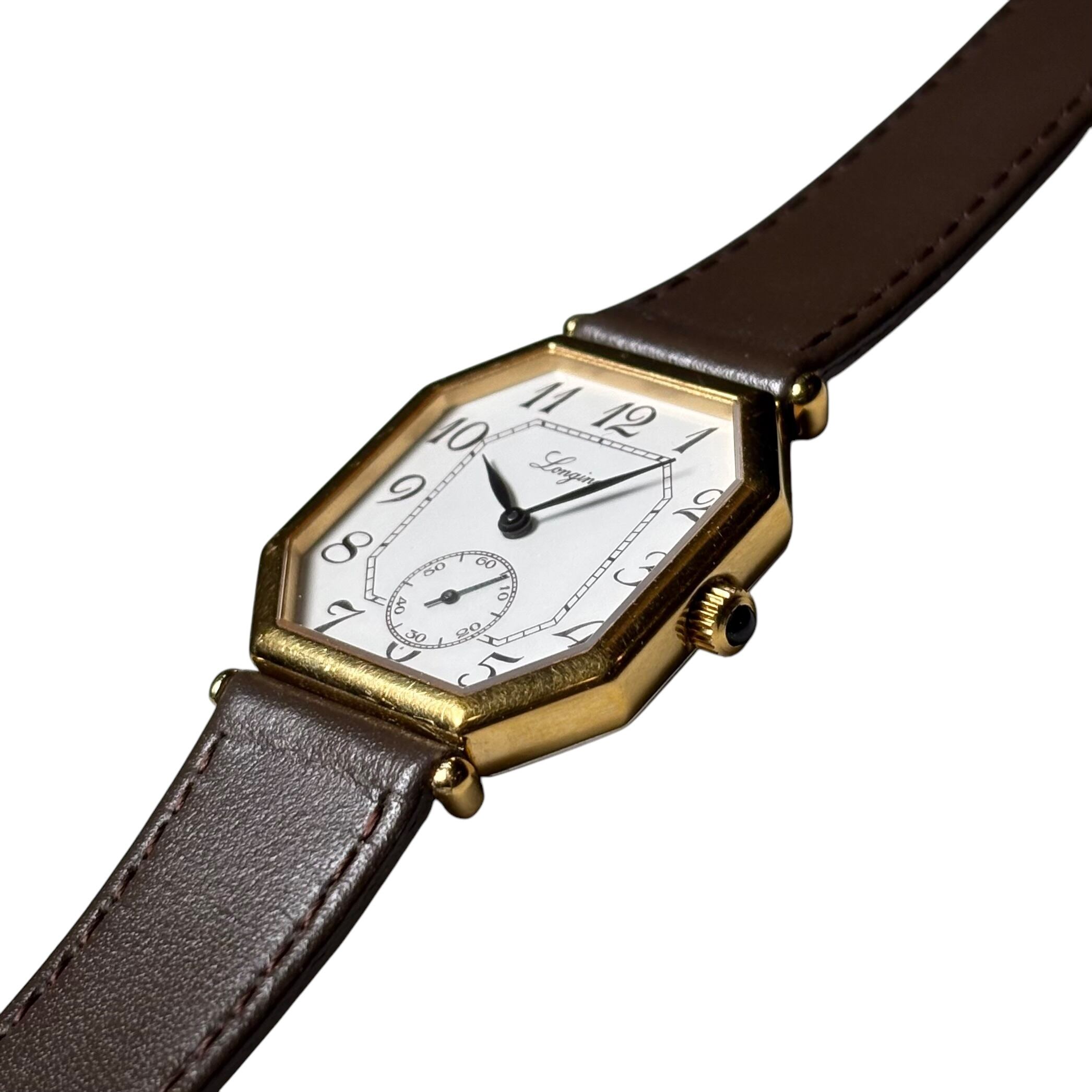 vintage LONGINES octagon case manual winding watch “150th