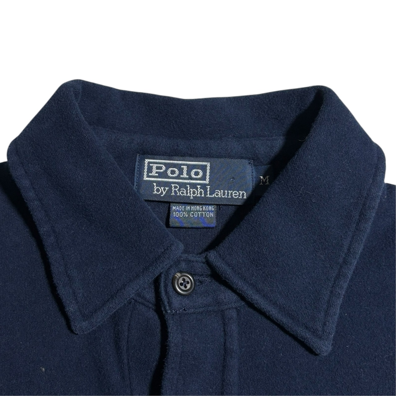 vintage POLO by Ralph Lauren navy pile shirt