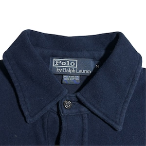 vintage POLO by Ralph Lauren navy pile shirt