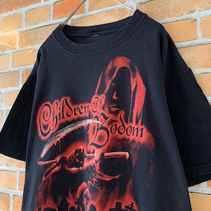 【children of bodom】 バンドTシャツ メタル デスメタル バンt