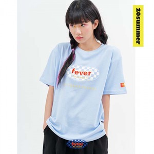 [FEVERTIME] 20 Checker shirts LIGHTSKY 正規品  韓国 ブランド 半袖 T-シャツ