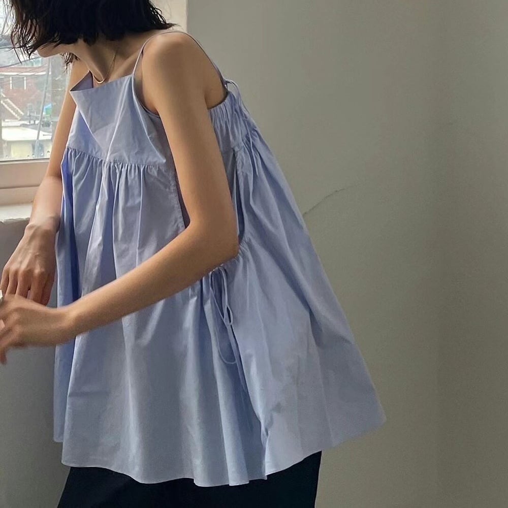 volume gather camisole k-0169