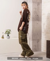 ◆BEARサガラ刺繍 ビッグTシャツ◆bf-07052