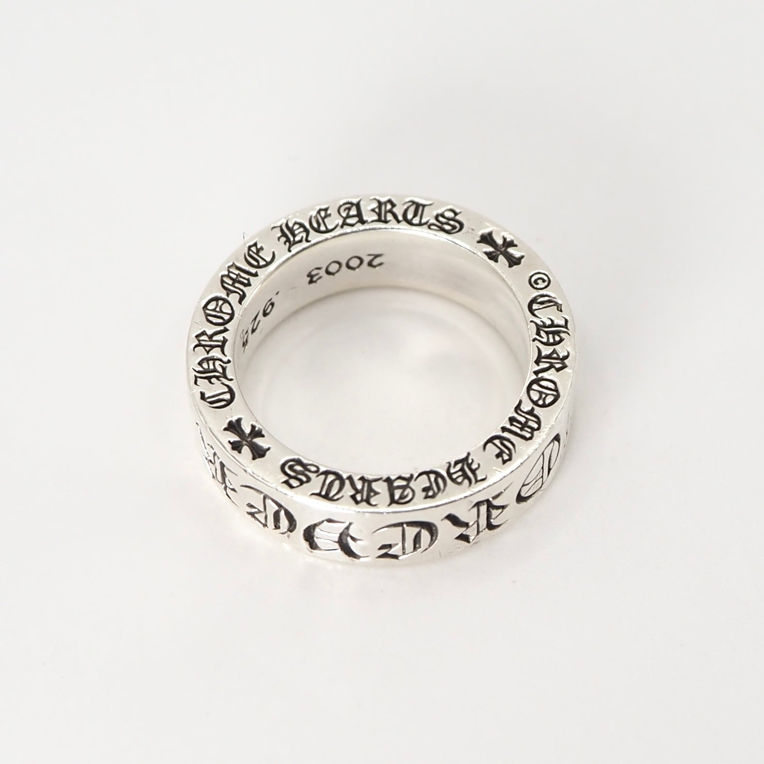 CHROME HEARTS 約11号 スペーサーフォーエバー リング シルバー925