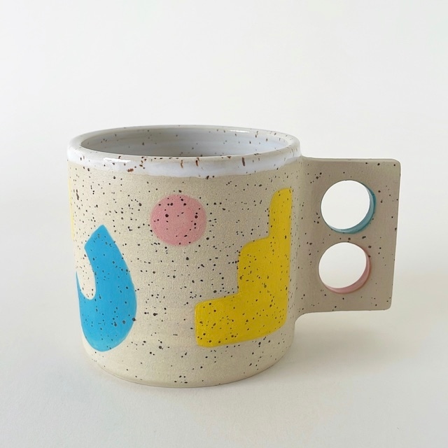 MINX FACTORY "PASTEL SHAPES" MUG