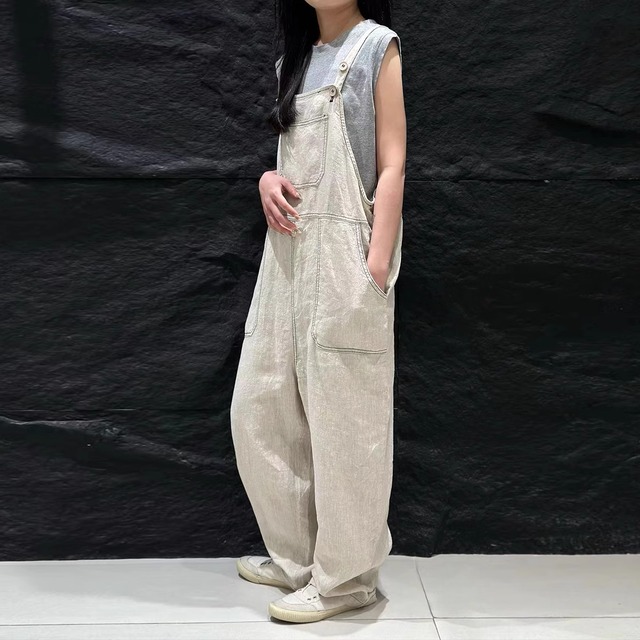 antique retro style overalls 3colors【2024051202】