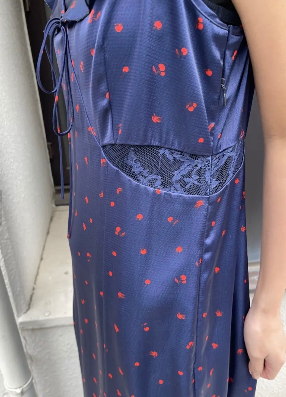 AMERI】MEDI FRUIT DOT CAMISOLE DRESS（0226105660930） | CLOAK&CO