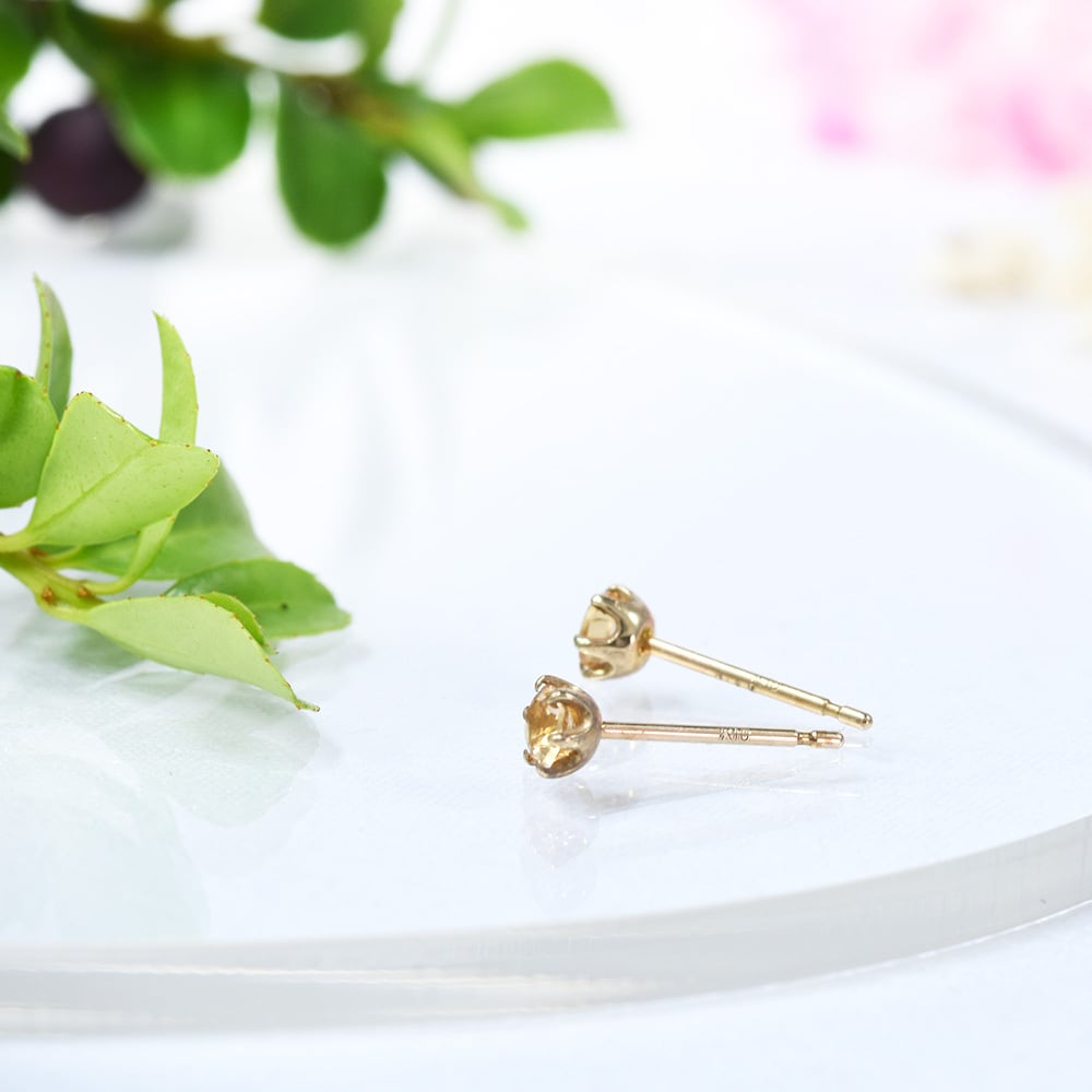 インペリアルトパーズ ピアス K18イエローゴールド CG096CIBS | kyfactory