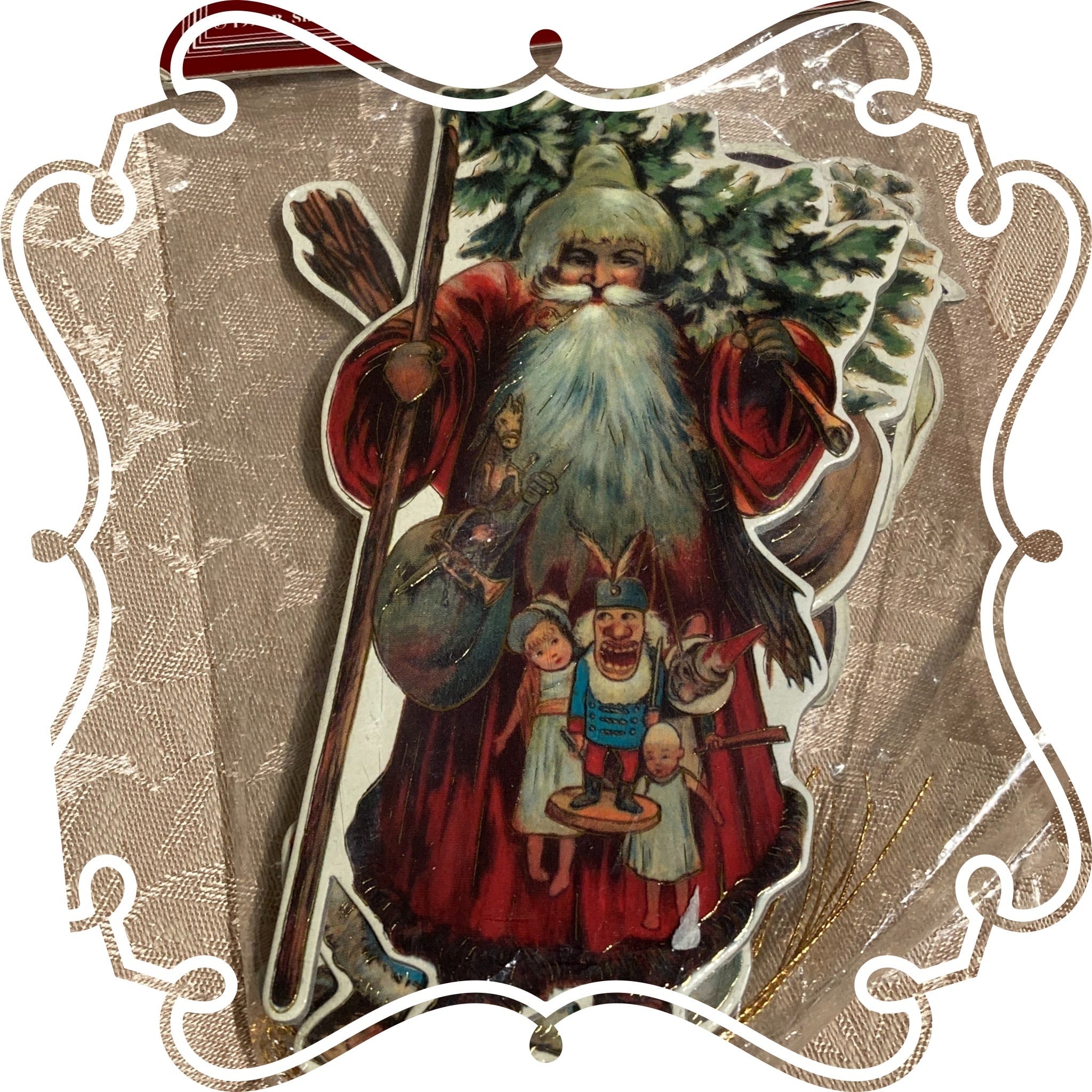 80年代 ビンテージ クリスマス サンタクロース ベアー オーナメント