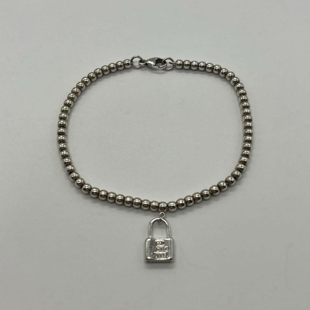 ティファニー TIFFANY 1837カデナロックビーズブレスレット SV925