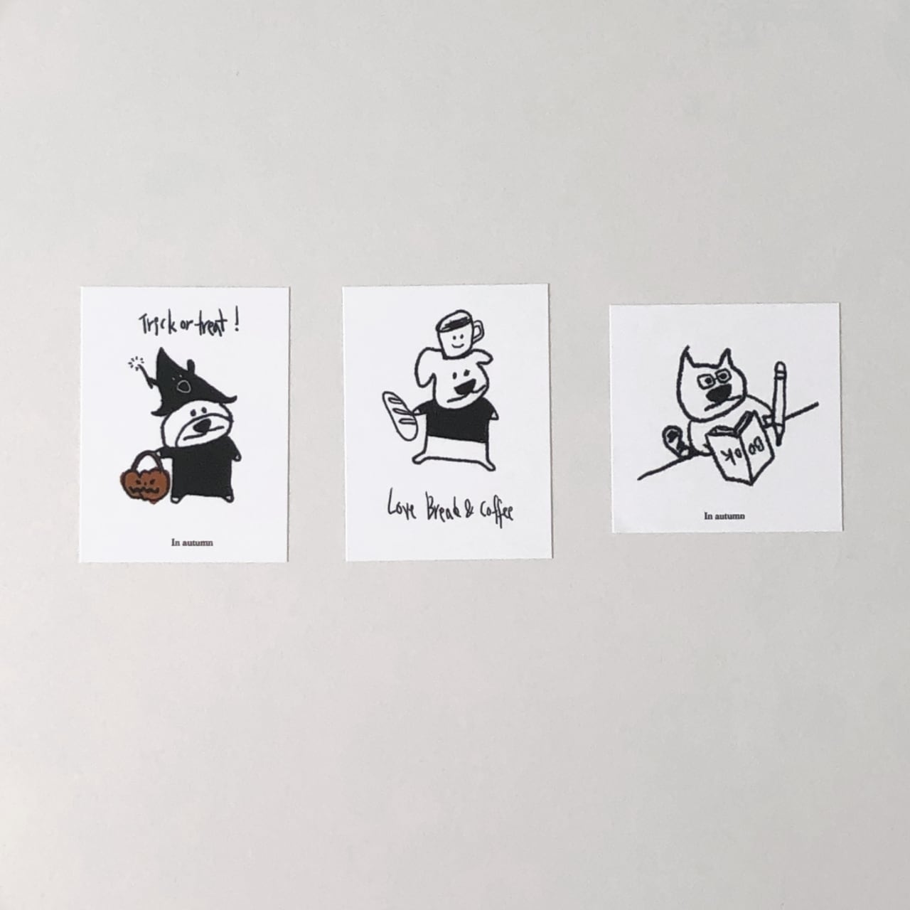 in autumn] Sticker pack（10枚） | moim - 韓国雑貨や小物の通販