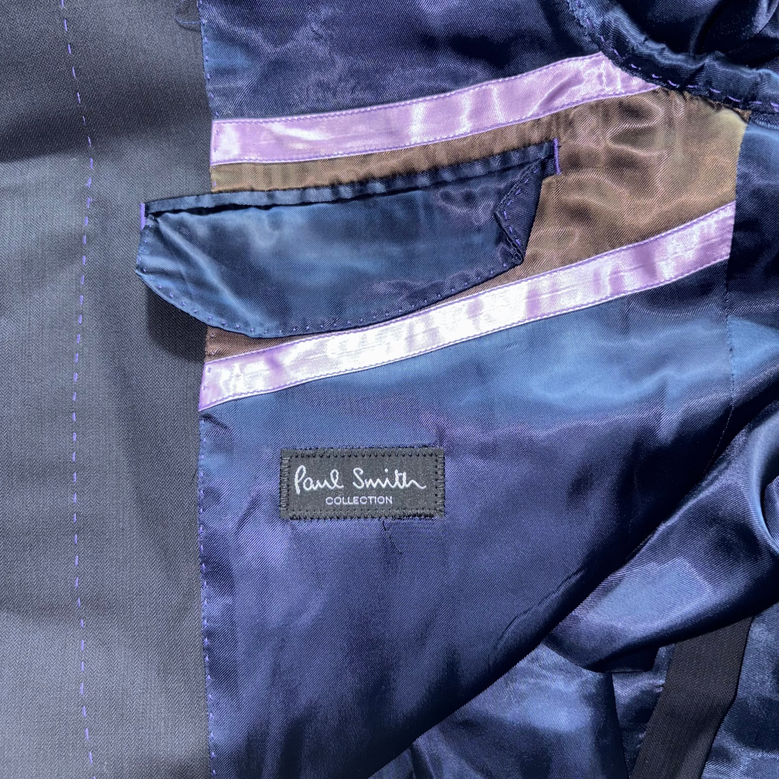 PAUL SMITH super 150's wool set-up fabric by “CHARLES CLAYTON