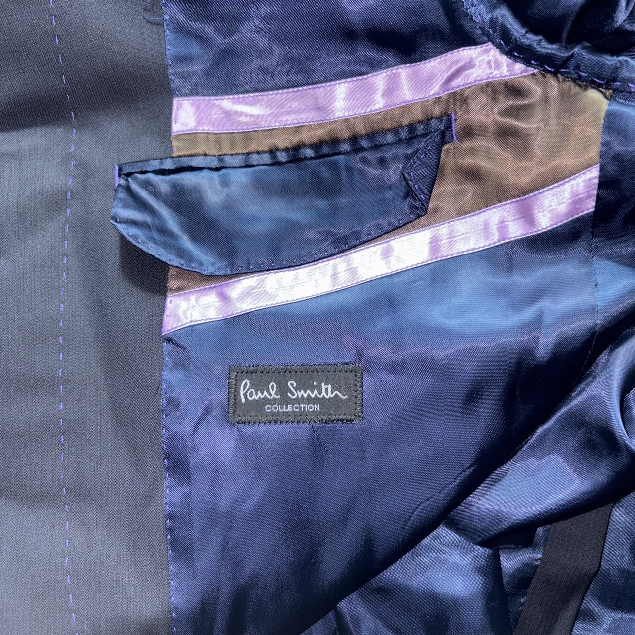 PAUL SMITH super 150’s wool set-up fabric by “CHARLES CLAYTON”