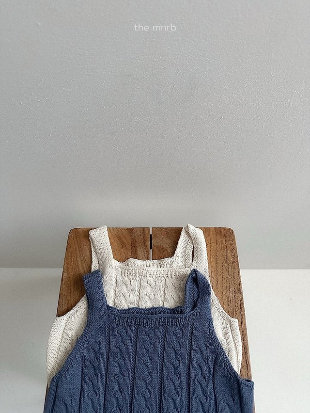 minirobe26su_Cable Knit Vest