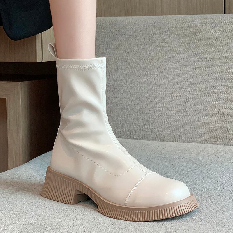 ショートブーツスプリングオータムスリーブ 靴 シューズ 春物 秋物 部族の婦人靴88892137279