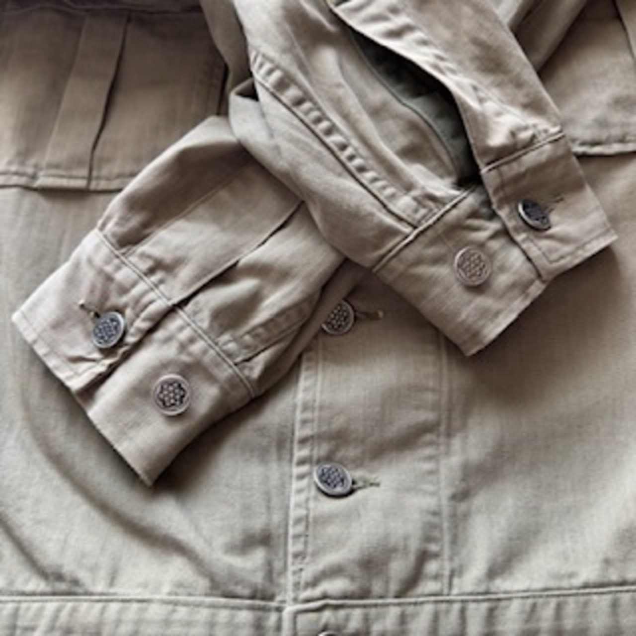 US Army M-41 HBT シャツジャケット 40s 画像4