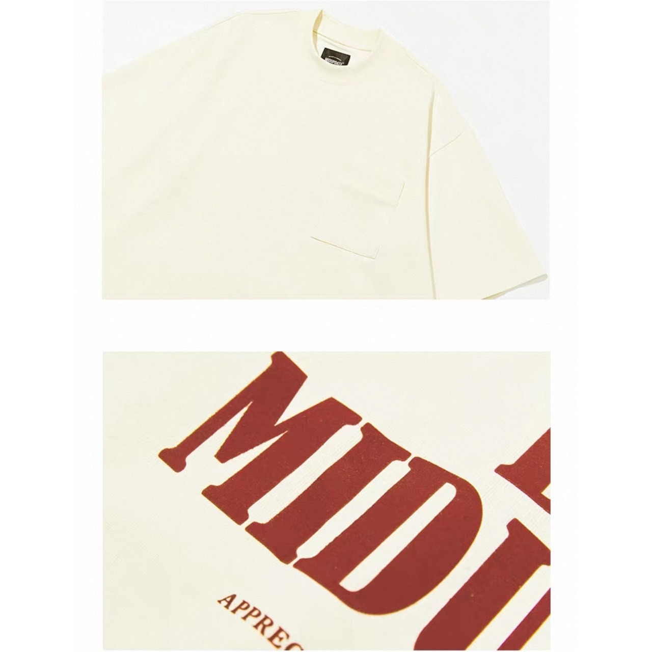 Back logo pocket tee 1382 - 16