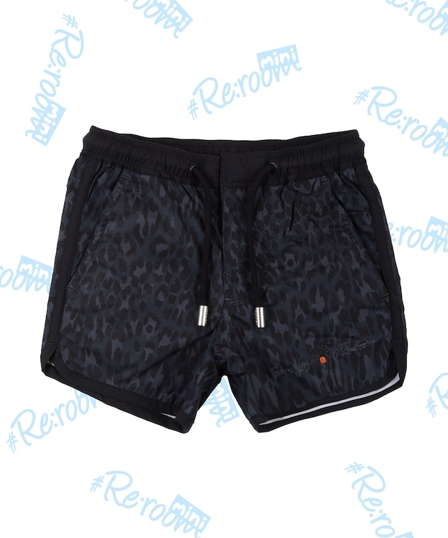 【mini】LEOPARD PIPING BOARDSHORTS for KIDS［RSW076］